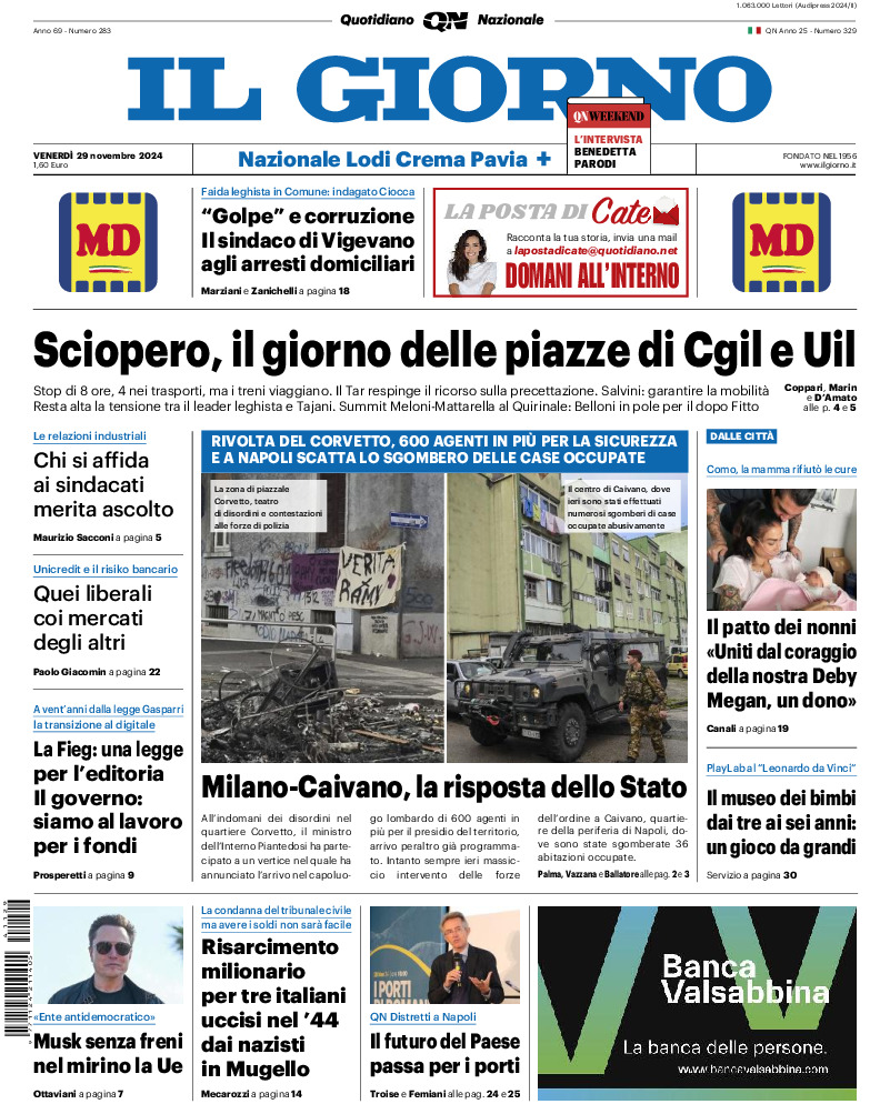 Prima-pagina-il giorno-edizione-di-oggi-20241129